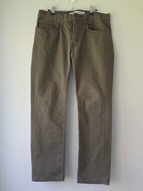 EXPRESS Rocco Slim Fit Skinny Leg Jeans | 31 x 30 | Green 5 Pocket Like New
